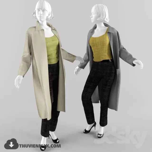 MANNEQUINS 3D MODELS – 3DSKY – 003 MANNEQUINS 3D MODELS – 3DSKY – 003