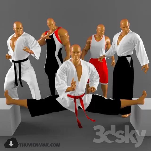 MANNEQUINS 3D MODELS – 3DSKY – 011 MANNEQUINS 3D MODELS – 3DSKY – 011