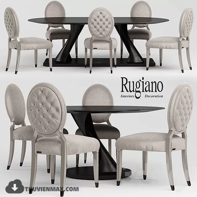 CLASSIC TABLES AND CHAIRS – 3D MODELS – 003 CLASSIC TABLES AND CHAIRS – 3D MODELS – 003