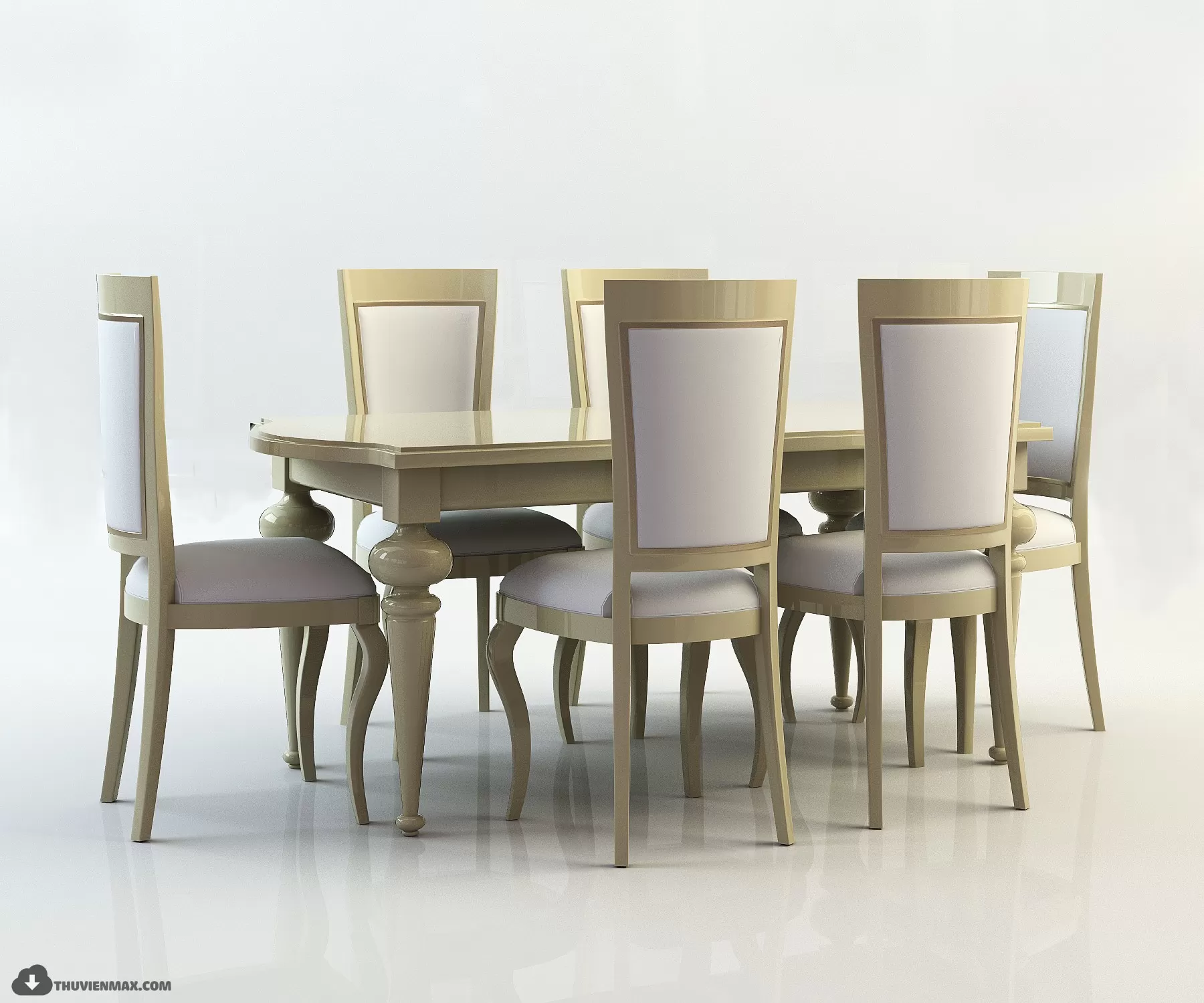 CLASSIC TABLES AND CHAIRS – 3D MODELS – 009 CLASSIC TABLES AND CHAIRS – 3D MODELS – 009