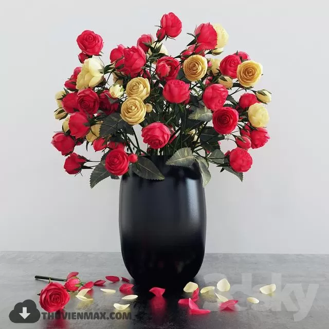 FLOWER POTS – 3DMODELS – 3DSKY – 012 FLOWER POTS – 3DMODELS – 3DSKY – 012