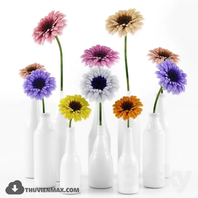 FLOWER POTS – 3DMODELS – 3DSKY – 016 FLOWER POTS – 3DMODELS – 3DSKY – 016