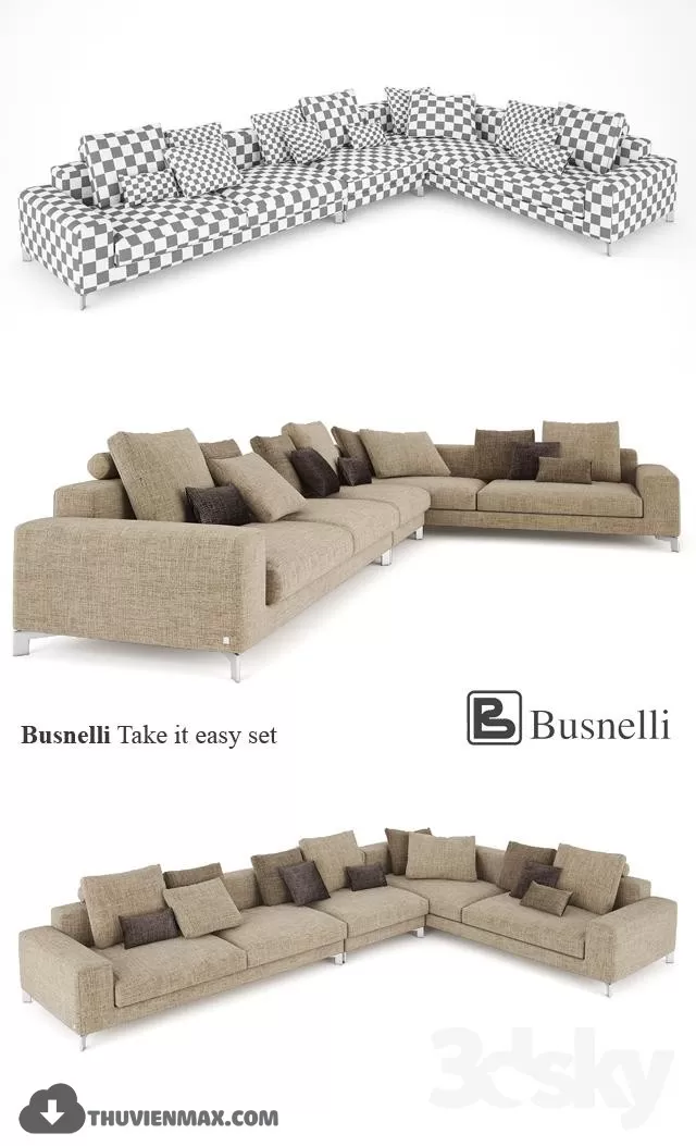 MODERN SOFA L TYPE – 3DMODELS – 016 MODERN SOFA L TYPE – 3DMODELS – 016