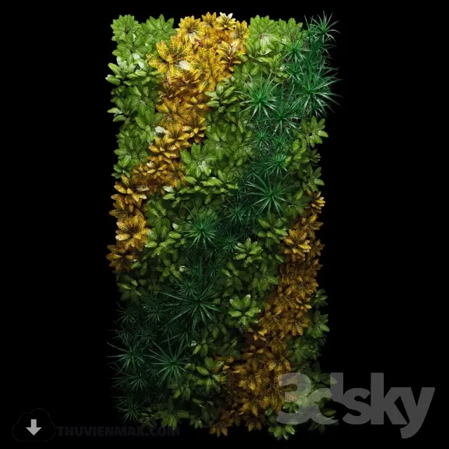 WALL PLANTS – 3DMODEL – 02 WALL PLANTS – 3DMODEL – 02