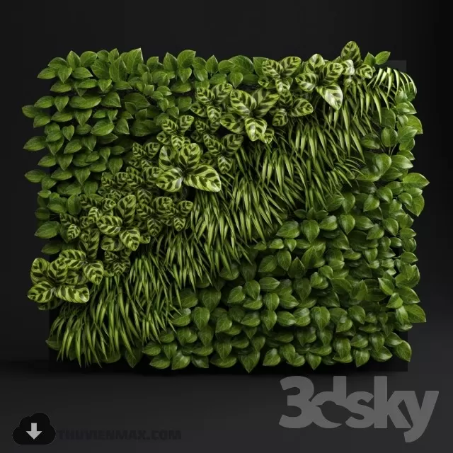 WALL PLANTS – 3DMODEL – 05 WALL PLANTS – 3DMODEL – 05