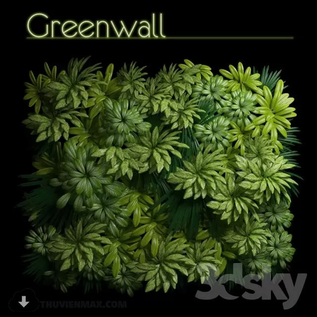 WALL PLANTS – 3DMODEL – 07 WALL PLANTS – 3DMODEL – 07