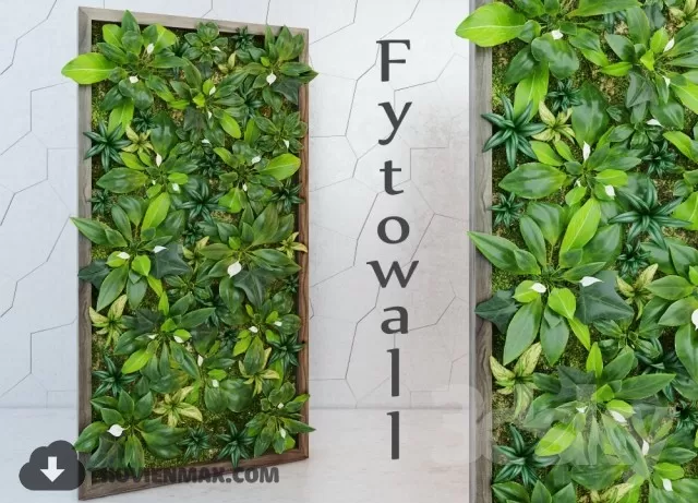 WALL PLANTS – 3DMODEL – 17 WALL PLANTS – 3DMODEL – 17