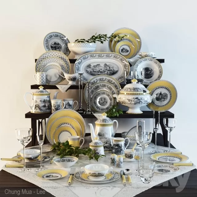 TABLEWARES – 3D MODELS – 06 TABLEWARES – 3D MODELS – 06