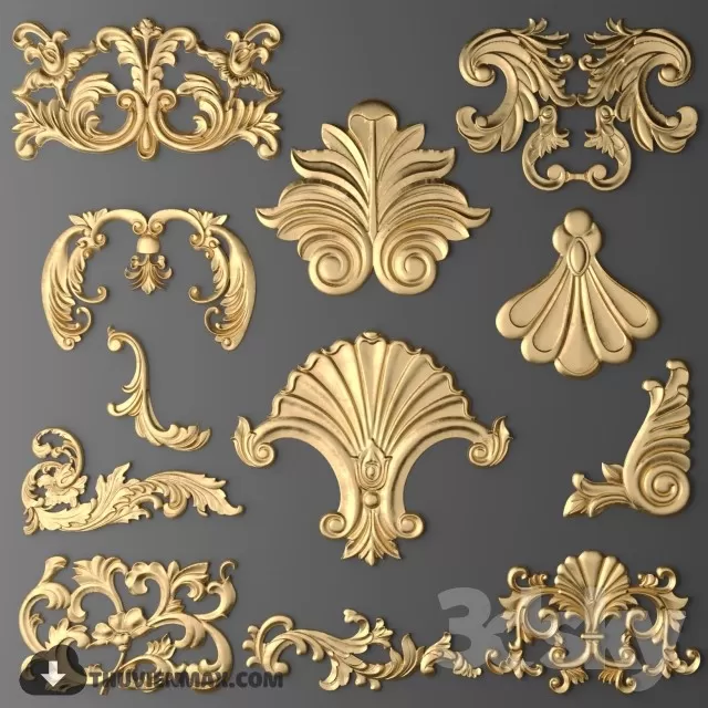 ORNAMENT DETAILS – 3DMODELS – 11 ORNAMENT DETAILS – 3DMODELS – 11
