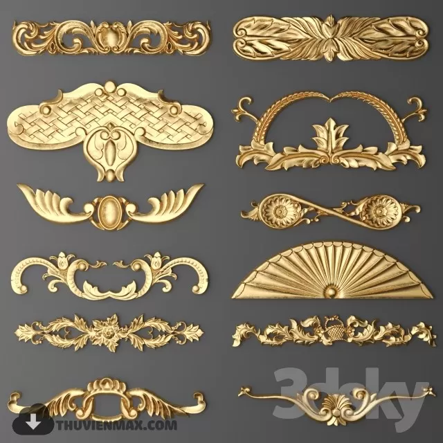 ORNAMENT DETAILS – 3DMODELS – 12 ORNAMENT DETAILS – 3DMODELS – 12