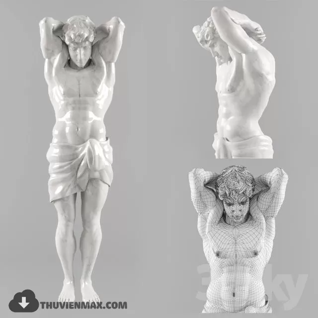 HUMAN STATUES – 3DSKYMODEL – 18 HUMAN STATUES – 3DSKYMODEL – 18