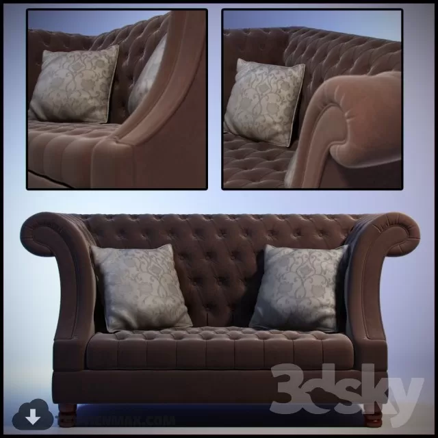 CLASSIC SOFAS – 3DMODEL – 09 CLASSIC SOFAS – 3DMODEL – 09