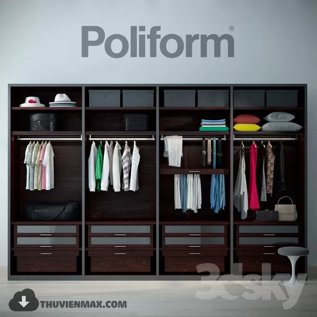 MODERN WARDROBES – 3D MODELS – 03 MODERN WARDROBES – 3D MODELS – 03