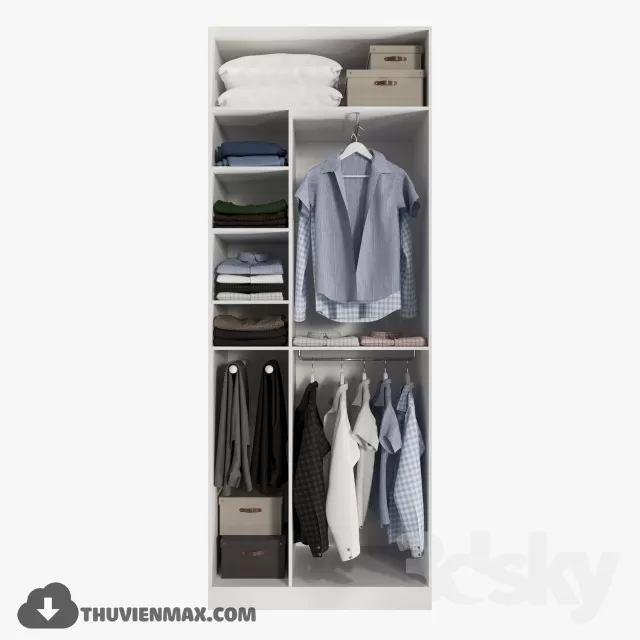 MODERN WARDROBES – 3D MODELS – 05 MODERN WARDROBES – 3D MODELS – 05