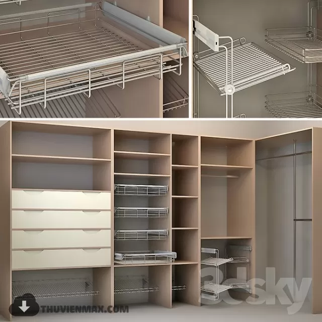 MODERN WARDROBES – 3D MODELS – 06 MODERN WARDROBES – 3D MODELS – 06
