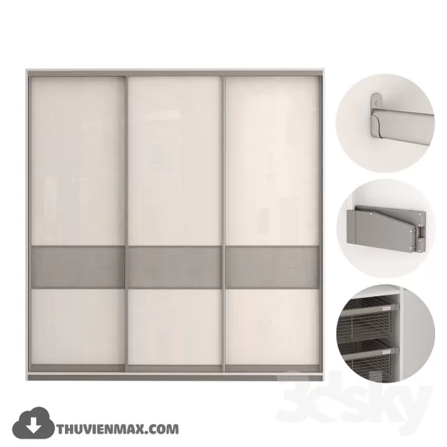 MODERN WARDROBES – 3D MODELS – 07 MODERN WARDROBES – 3D MODELS – 07