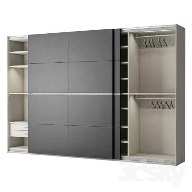 MODERN WARDROBES – 3D MODELS – 11 MODERN WARDROBES – 3D MODELS – 11