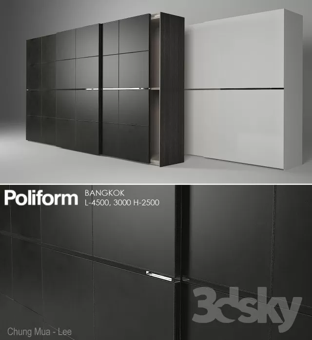 MODERN WARDROBES – 3D MODELS – 13 MODERN WARDROBES – 3D MODELS – 13