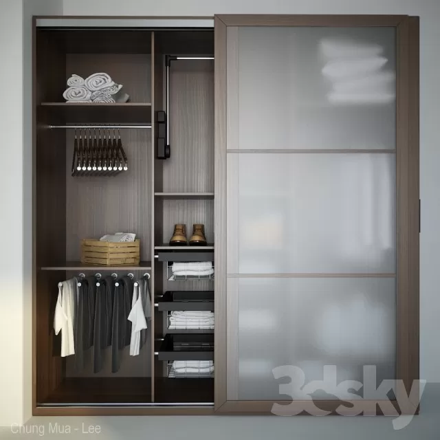 MODERN WARDROBES – 3D MODELS – 18 MODERN WARDROBES – 3D MODELS – 18