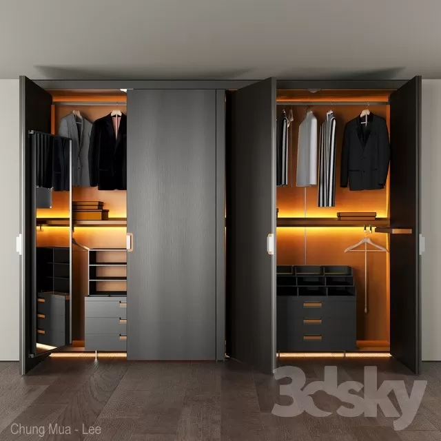 MODERN WARDROBES – 3D MODELS – 20 MODERN WARDROBES – 3D MODELS – 20