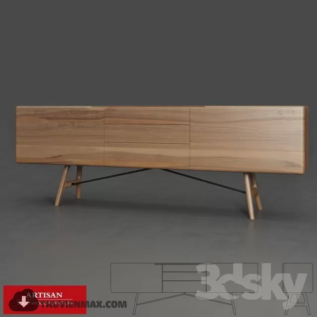 MODERN SIDEBOARDS 3D MODEL – 02 MODERN SIDEBOARDS 3D MODEL – 02