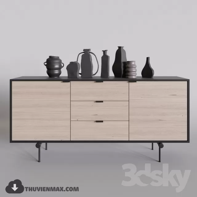 MODERN SIDEBOARDS 3D MODEL – 08 MODERN SIDEBOARDS 3D MODEL – 08