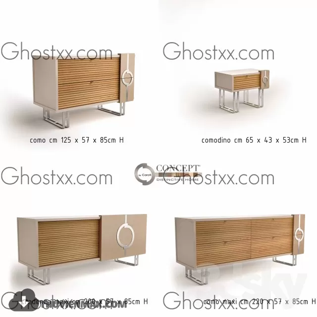 MODERN SIDEBOARDS 3D MODEL – 15 MODERN SIDEBOARDS 3D MODEL – 15