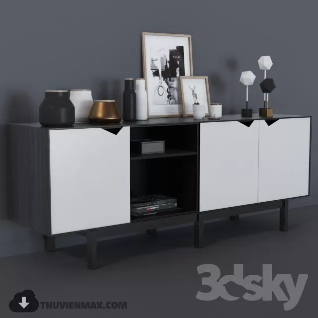 MODERN SIDEBOARDS 3D MODEL – 19 MODERN SIDEBOARDS 3D MODEL – 19