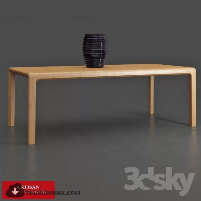 MODERN DINING TABLE – 3D MODEL – 07 MODERN DINING TABLE – 3D MODEL – 07