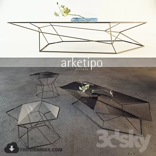 MODERN DINING TABLE – 3D MODEL – 10 MODERN DINING TABLE – 3D MODEL – 10