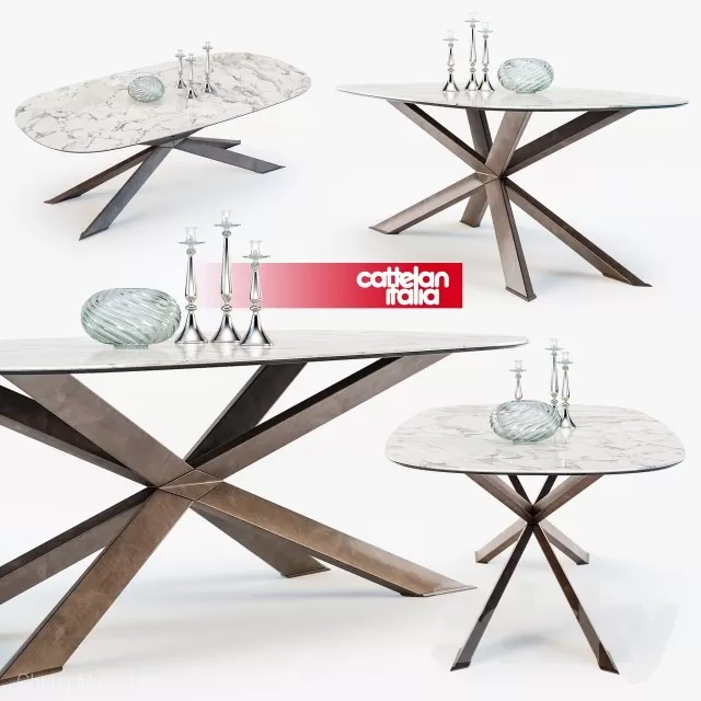 MODERN DINING TABLE – 3D MODEL – 19 MODERN DINING TABLE – 3D MODEL – 19