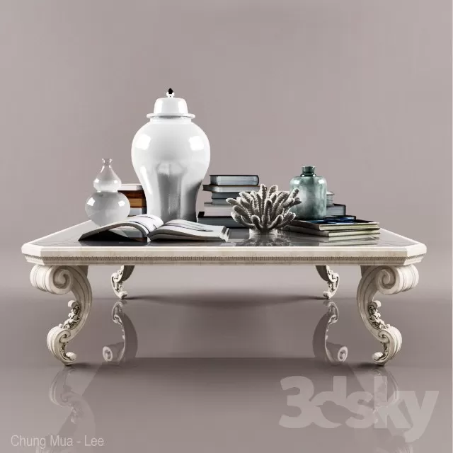 CLASSIC COFFEE TABLE – 3DMODEL – 20 CLASSIC COFFEE TABLE – 3DMODEL – 20