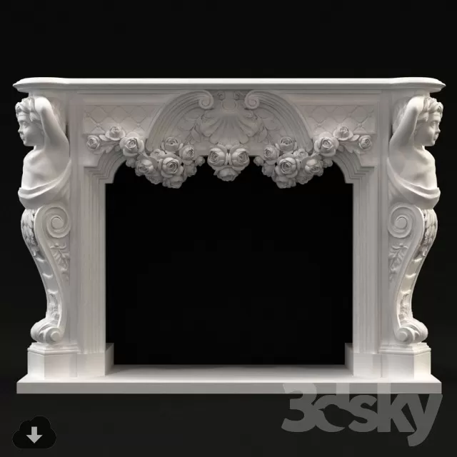 CLASSIC FIRE PLACE – 3D MODELS – 15 CLASSIC FIRE PLACE – 3D MODELS – 15