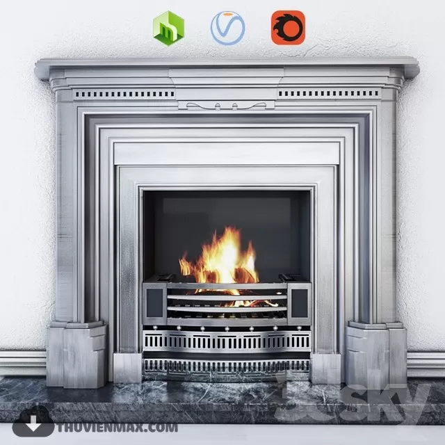 CLASSIC FIRE PLACE – 3D MODELS – 17 CLASSIC FIRE PLACE – 3D MODELS – 17
