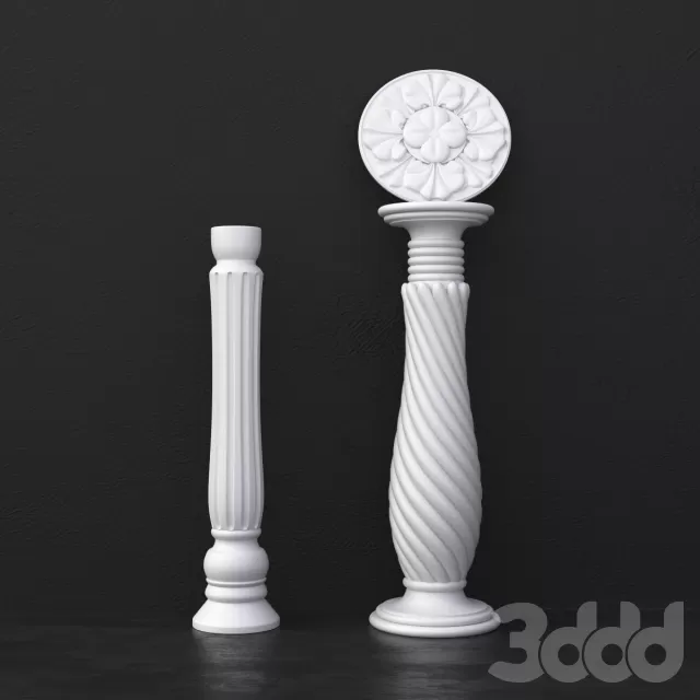 2 балясины и розетка – 200053