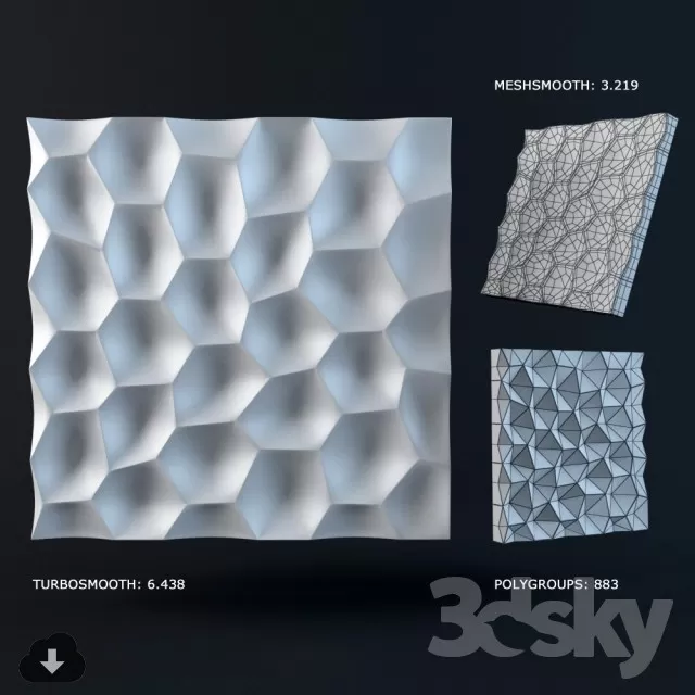 WALL PANEL – 3D MODELS – 20 WALL PANEL – 3D MODELS – 20