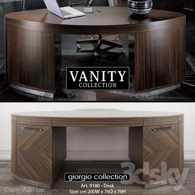 MODERN DESKS – 3D MODEL – 02 MODERN DESKS – 3D MODEL – 02