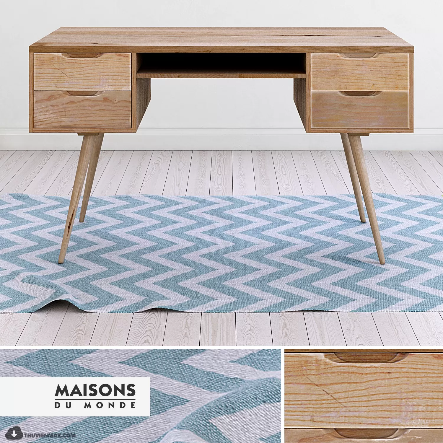 MODERN DESKS – 3D MODEL – 06 MODERN DESKS – 3D MODEL – 06