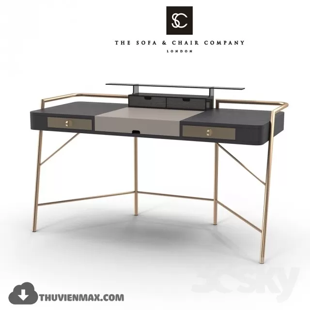 MODERN DESKS – 3D MODEL – 11 MODERN DESKS – 3D MODEL – 11