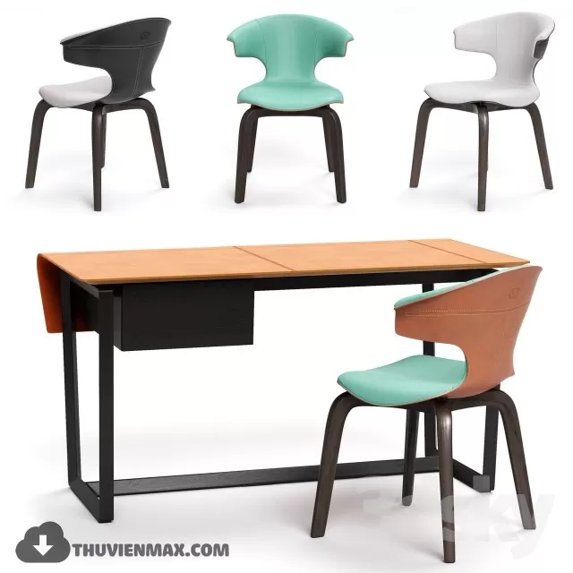 MODERN DESKS – 3D MODEL – 16 MODERN DESKS – 3D MODEL – 16