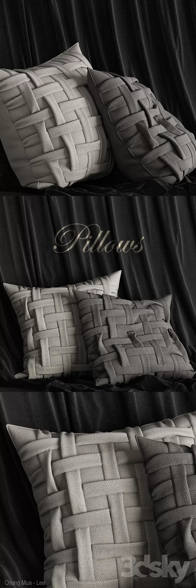 PILLOWS – 3DMODEL – 08 PILLOWS – 3DMODEL – 08