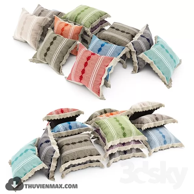 PILLOWS – 3DMODEL – 12 PILLOWS – 3DMODEL – 12