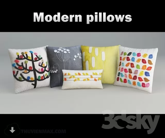 PILLOWS – 3DMODEL – 14 PILLOWS – 3DMODEL – 14