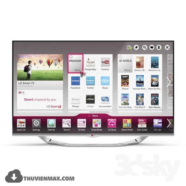 TV – 3DMODELS – 3DSKYMODEL – 09 TV – 3DMODELS – 3DSKYMODEL – 09