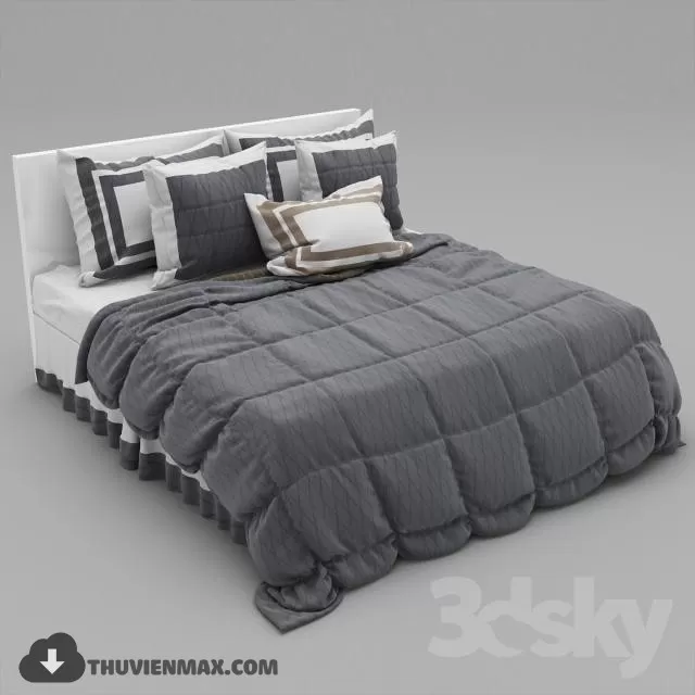 MODERN BED – 3D MODELS – 3DSKY – 027 MODERN BED – 3D MODELS – 3DSKY – 027