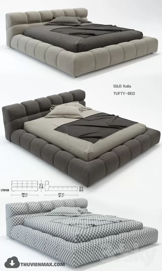MODERN BED – 3D MODELS – 3DSKY – 039 MODERN BED – 3D MODELS – 3DSKY – 039