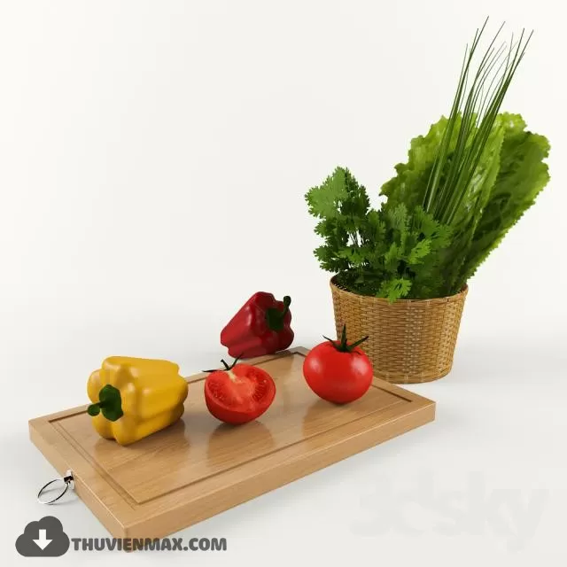 FRUITS – VEGETABLES – 3DMODEL – 14 FRUITS – VEGETABLES – 3DMODEL – 14
