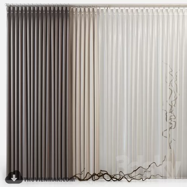 CURTAINS – WINDOW COVERS – 3D MODELS – 025 CURTAINS – WINDOW COVERS – 3D MODELS – 025