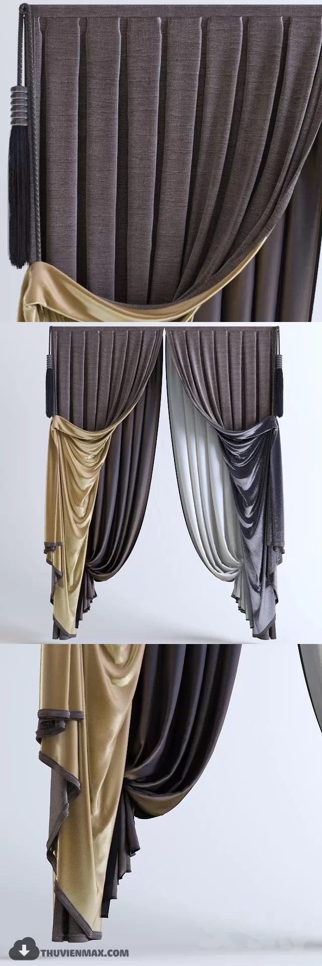 CURTAINS – WINDOW COVERS – 3D MODELS – 035 CURTAINS – WINDOW COVERS – 3D MODELS – 035