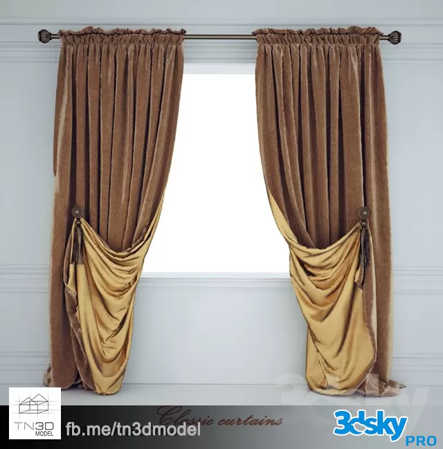 CURTAINS – WINDOW COVERS – 3D MODELS – 039 CURTAINS – WINDOW COVERS – 3D MODELS – 039
